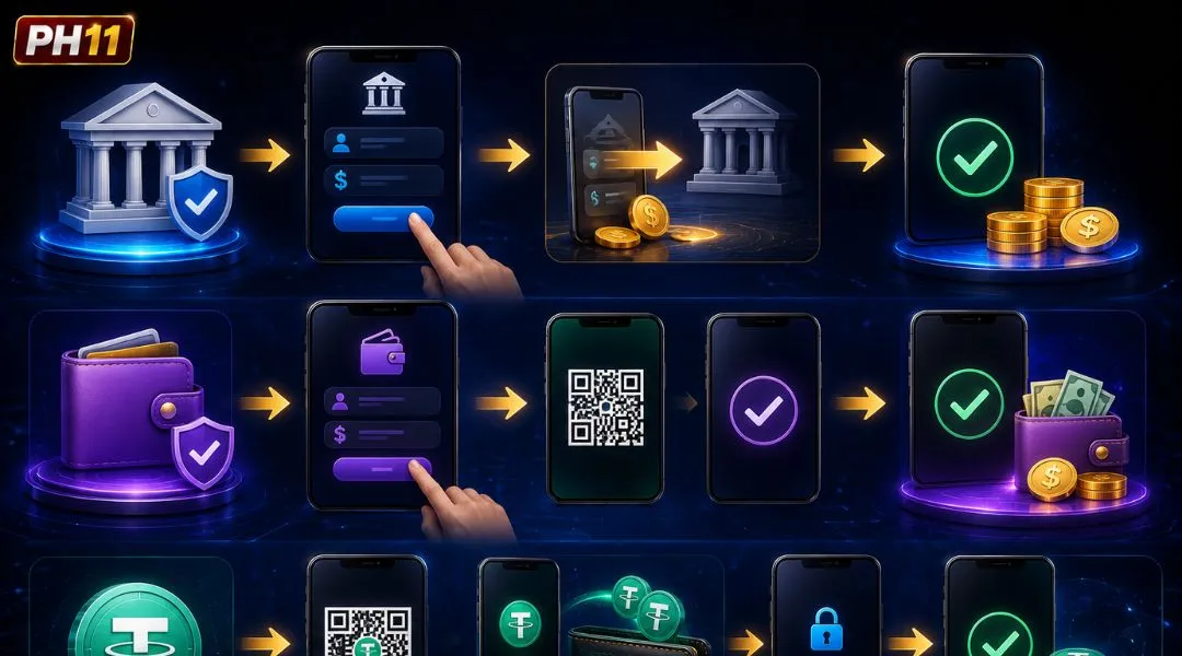 Deposit process to keep in mind when betting at PH11