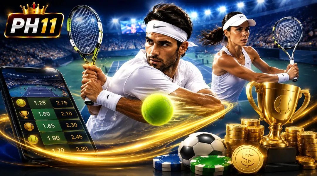 Tennis betting PH11 is based on actual match results